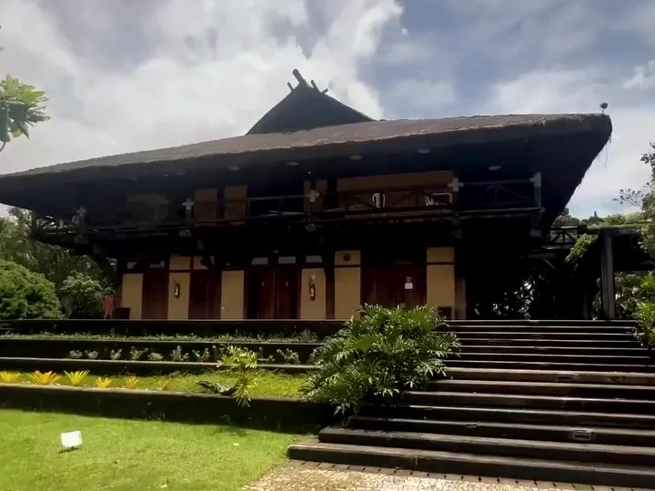 A fachada do restaurante no Parque Mangal das Garças